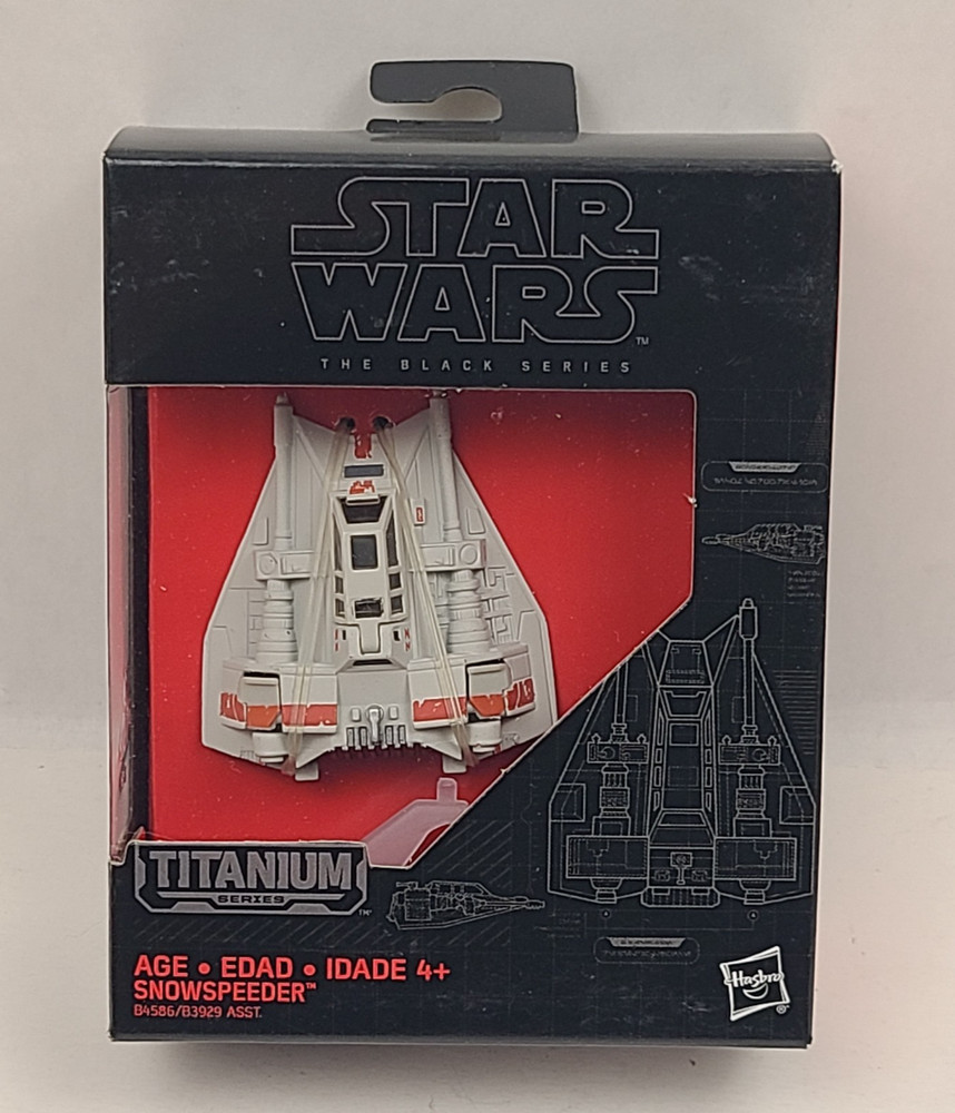 Star Wars Black Series Titanium Snowspeeder Vehicle Figure 17 Hasbro 2015 New