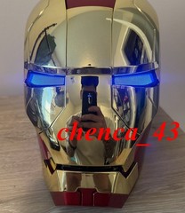 US!!! Iron Man MK5 1:1 Helmet Wearable Voice-control Mask Cosplay AUTOKING Gift