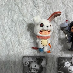 Lot of 3 Hirono Monsters Carnival Series Killer Bunny Grim Reaper Zombie