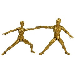 Gold Female Blank Action Figure 10th Anniversary Vitruvian H.A.C.K.S.