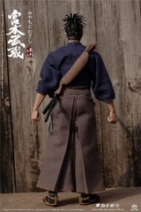 ZGJKTOYS Miyamoto Musashi Ronin Samurai 12in Action Figure Doll Model L-001