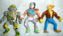 VTG LOT 12 TMNT TEENAGE MUNTANT NINJA TURTLES CASEY-RAT KING- TRAGG-GECKO-ACE