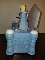 % Disney’s Frozen Music Box Jewelry Spinning Olaf Elsa Anna Musical Trinket Box