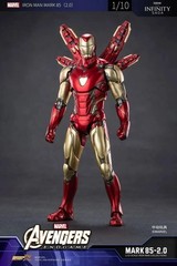 Marvel Avengers Endgame Iron Man Mark 85 MK85 Ironman LED Light Figure Model Toy