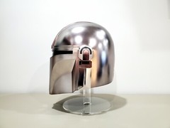 Clear Acrylic Helmet Stand – Full 1:1 Scale