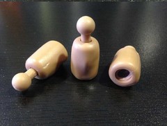 3 x 1/6 Neck Peg Joint Adapter Inner Connector Hottoys Body Custom Head USA