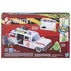 Ghostbusters Ecto 1 Vehicle Toy with Slimer Accessory for Kids Ages 4 and Up