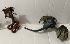 3 McFarlane Dragons Conan Fire Komodo Clan + Plastoy Medieval Battlefield Lot 4