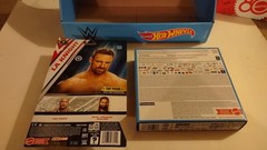 Mattel STORE SHELF DISPLAY w/8 HOTWHEELS + WWE L A KNIGHT FIGURE NEW SEALED