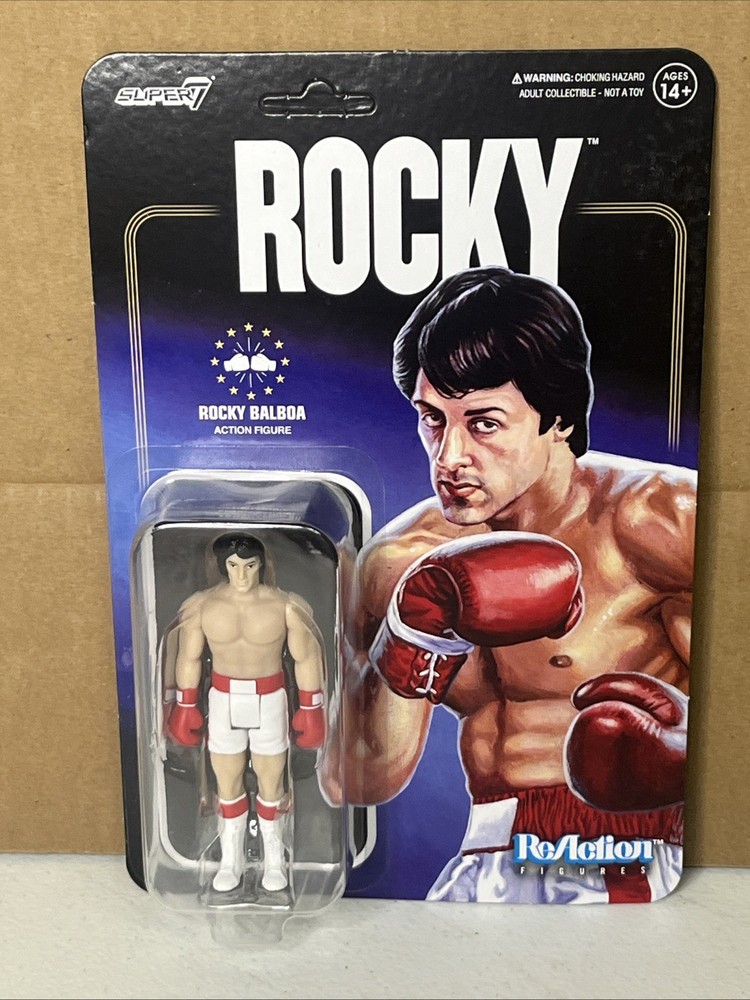 Super7 ROCKY BALBOA in boxing outfit ReAction Figure, new sealed