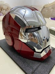 AUTOKING Iron Man MK5 Helmet 1:1 Voice-controlled Wearable Cosplay Props Gifts