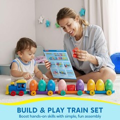 Learning Toy for Toddlers 1 2 3 Years Old, Counting, Matching & Sorting Monte…
