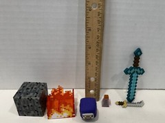 Minecraft Mixed Toy Lot of 6 Items