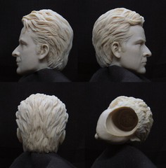 CHARLIE SHEEN CHARLIE “TWO AND A HALF MEN” HEAD SCULPT Action figures 1/6 Scale