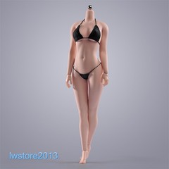 US ANT AB001W 1/6 Pale Skin Large Bust Breast 12″ Female Action Figure Body Toys