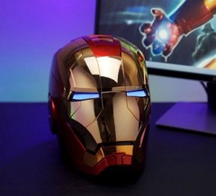 1:1 Iron Man MK5 Jarvis Deformable Voice Control Wearable Helmet Electroplated