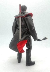 SU-LTC-NWBLD: 1/12 Black Coat with Red lining for Marvel Legends Blade Figure