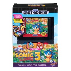Console Heroes Sega Genesis Sonic the Hedgehog 3 Cartridge Diorama Playset