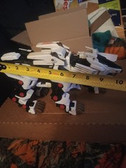 2002 Hasbro Tomy Zoids White Liger Zero Action Figure Robot Lion Tiger UNTESTED