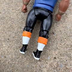VTG 1983 John Blackstar + Mr. T B.A. Baracus A Team 6” Action Figures Galoob (2)