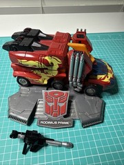 Transformers Titanium Rodimus Prime Complete w/ Stand, Gun 2007