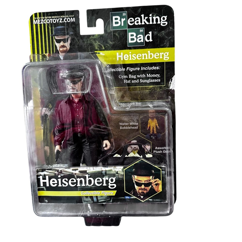 2013 Mezco Breaking Bad Heisenberg 6” Collectible Action Figure w/Money Bag