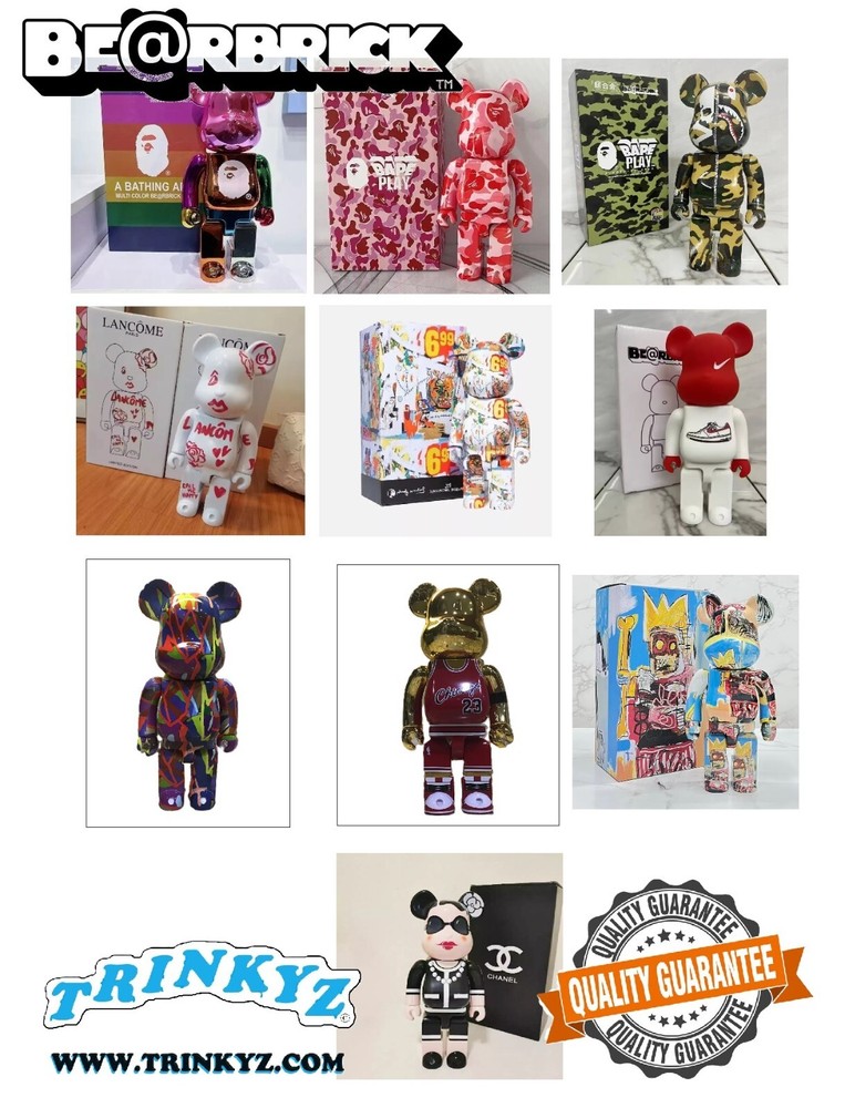 Brand New!!! BE@RBRICK 400% Teddy Bear Home Deco Art Bearbrick -Multiple Styles