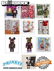 Brand New!!! BE@RBRICK 400% Teddy Bear Home Deco Art Bearbrick -Multiple Styles