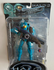 Halo 2 Series 7 Cyan/White Stripes Spartan Joyride Studios 2006! NEW! VERY RARE!