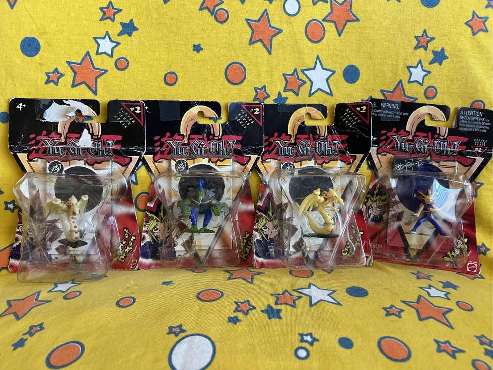 NEW IN PACKAGE SERIES 2 LOT -YU-GI-OH 2″ FIGURE 2002 MATTEL *read*