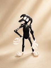Cartoon Dog Trevor Henderson Articulated Monster 3D printed