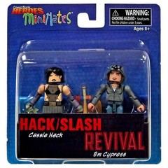 Minimates – Comic Book Heroes – Hack/Slash Revival – Cassie Hack & Em Cypress