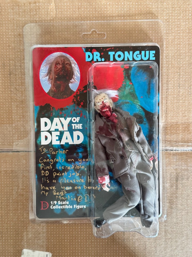 VERY RARE! Distinctive Dummies:Day Of The Dead-Dr.Tongue Signed