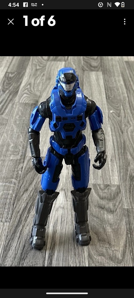 Christmas 2021 Jazwares Halo Infinite Reach Spartan Action Figure Rare Halo 12”