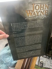 Sideshow Collectibles John Wayne 12in Military Action Figure Boxed Rifle Beret