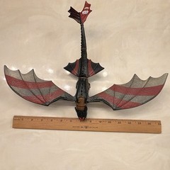 DreamWorks How To Train Your Dragon 11” Action Figure Collectible,Red/Black Wing