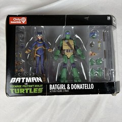 Batman vs TMNT GameStop Exclusive Batgirl & Donatello Figure 2-Pack