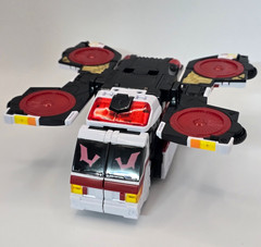 Metal Cardbot W 3Set Bloodwing Savannard Tachy Transformer Robot Korean Toy