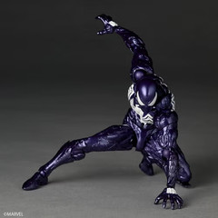 PSL KAIYODO Revoltech Amazing Yamaguchi Symbiote Spider-Man Purple Figure PRE