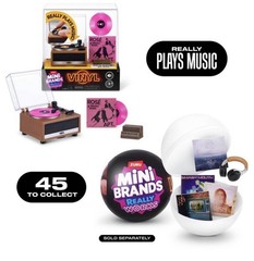 🎶 ZURU Mini Brands VINYL Series- *Common* Accessory ~ ALBUM RACK