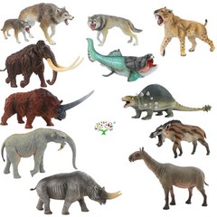 Earth Story Male Dire Wolf Model Prehistoric Animal Figure Adult Kids Gift Toys