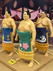 Sumo Wrestler Figure Doll Hot Gift Set Kotozakura,Atamifuji,Ura Size 7.9 in