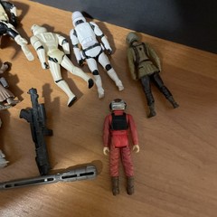 VTG Star Wars Lot Figures & Misc Star Wars Weapons Metal Plastic PVC Rubber GUC