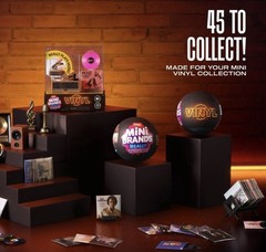 🎶 ZURU Mini Brands VINYL Series- *Common* Accessory ~ ALBUM RACK