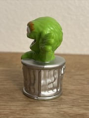 Sesame Street Oscar the Grouch 2.7” Figure Hard Plastic Hollow Plastic Toy