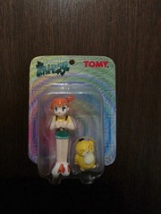 Vintage 1999 TOMY Pokemon Misty & Psyduck Mini Figure Sealed Japanese Blister…