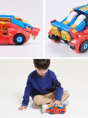 Miniforce Animal Tron LEOCOP Space Police Red Lion Transforming Robot Car 2021