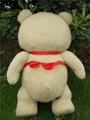 48CM Movie Style Teddy Bear Plush Doll Soft Stuffed Animal Apron Outfit Gift Toy