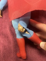 Vintage 1978 Kenner Superman 12” Action Figure Hong Kong Complete Cape Broke Leg