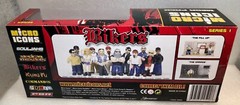 hey homies, 4 Biker Micro Icon Figures + Gas Station diorama, Bikers 1 3/4″ Tall